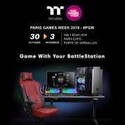 曜越参展2019 巴黎电玩展 Paris Games Week 展出专业电竞装备