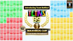 俄罗斯方块99硬滴一个免费更新与团队战斗模式和额外的功能，在第10届MAXIMUS杯